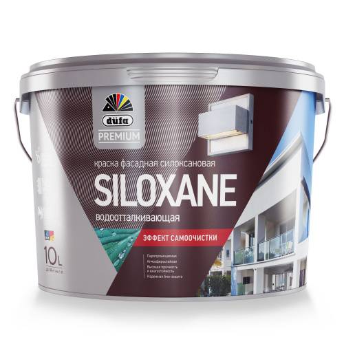 Силоксановая краска для фасадов — особенности, преимущества, правила применения