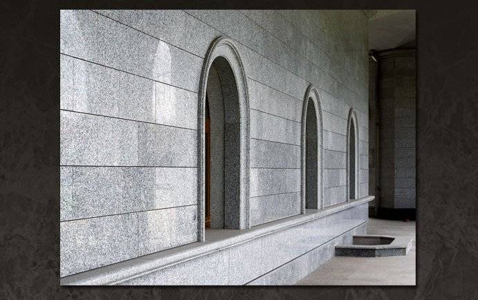 Облицовка фасадов гранитом: технология монтажа гранитной плитки
