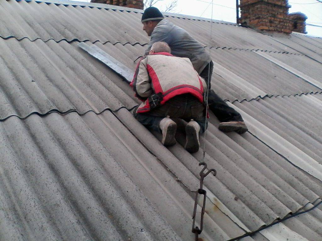 Ремонт шиферной крыши своими руками - клуб мастеров