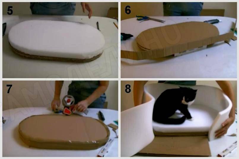 Лежанка для кошек своими руками: как обустроить место для домашнего питомца – советы по ремонту