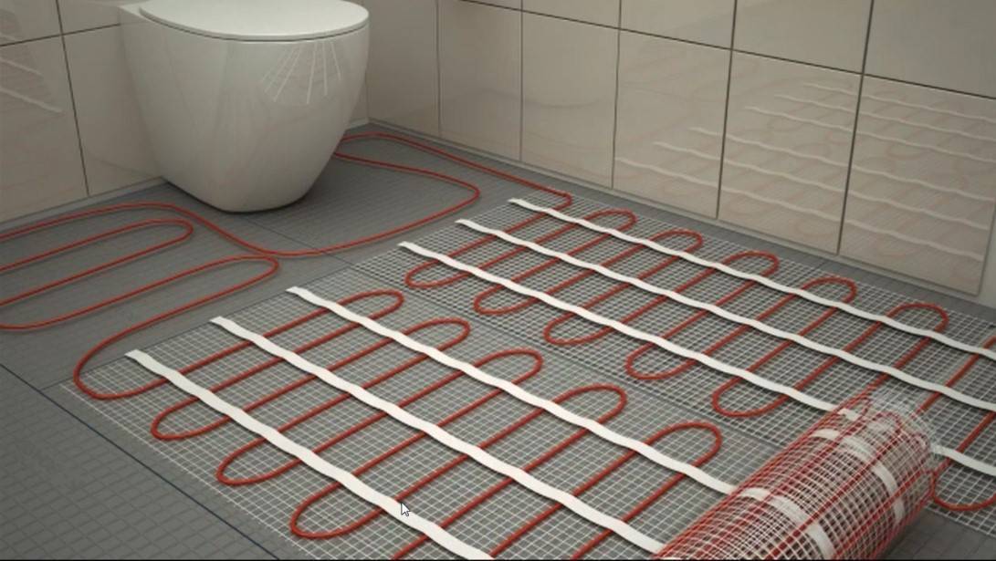 Технология монтажа теплого водяного пола в ванной под плитку: устройство конструкции и укладка своими руками