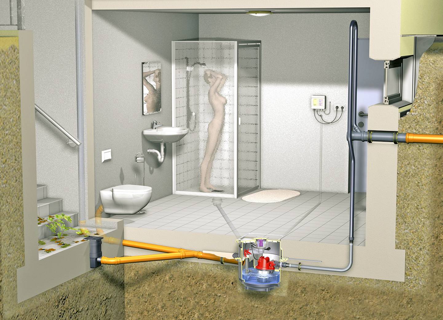 Как сделать канализацию в подвале частного дома?