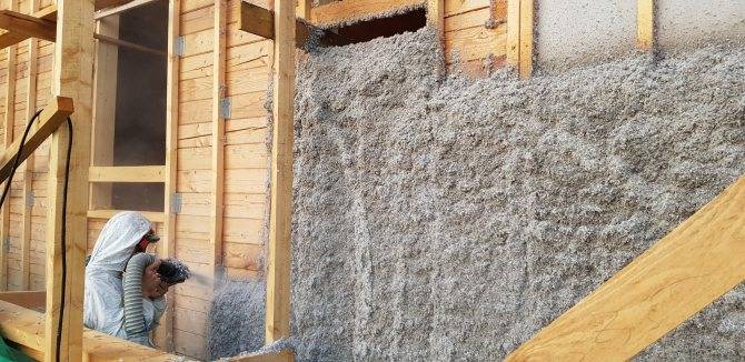 Как провести утепление эковатой: способы нанесения материала, как своими руками выполнить утепление стен дома