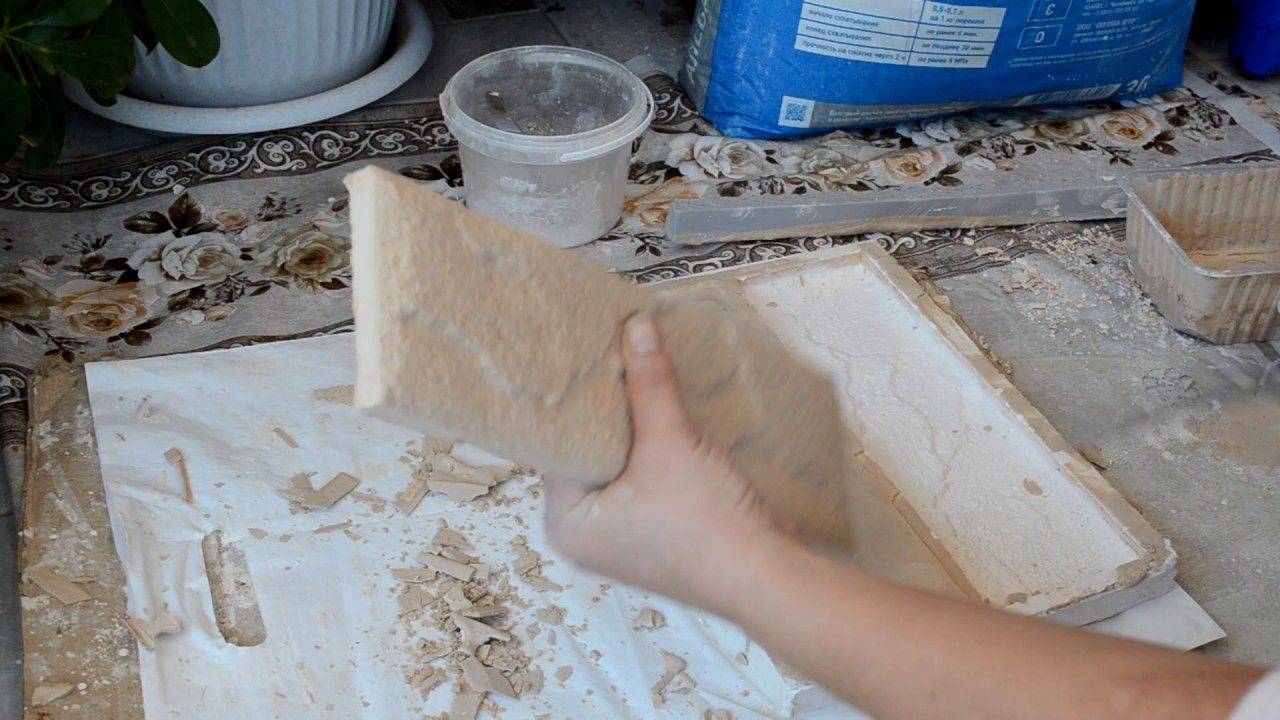Как сделать искусственный камень своими руками в домашних условиях - инструкция для новичков