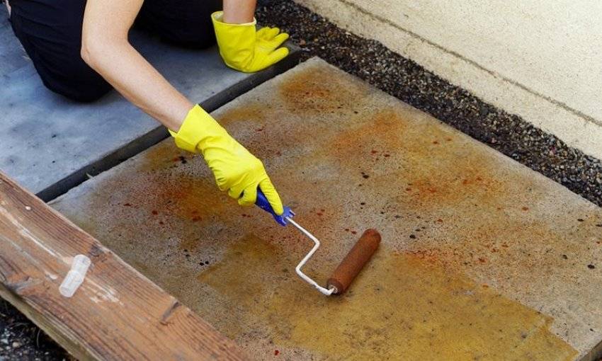 Как изготовить цветной бетон в домашних условиях, своими руками