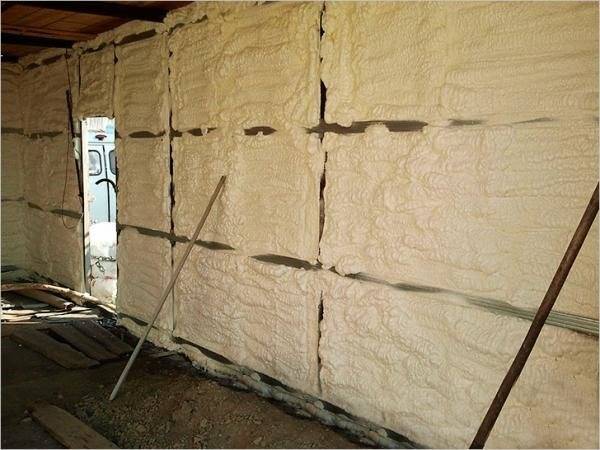 Применяемая пена для утепления стен
