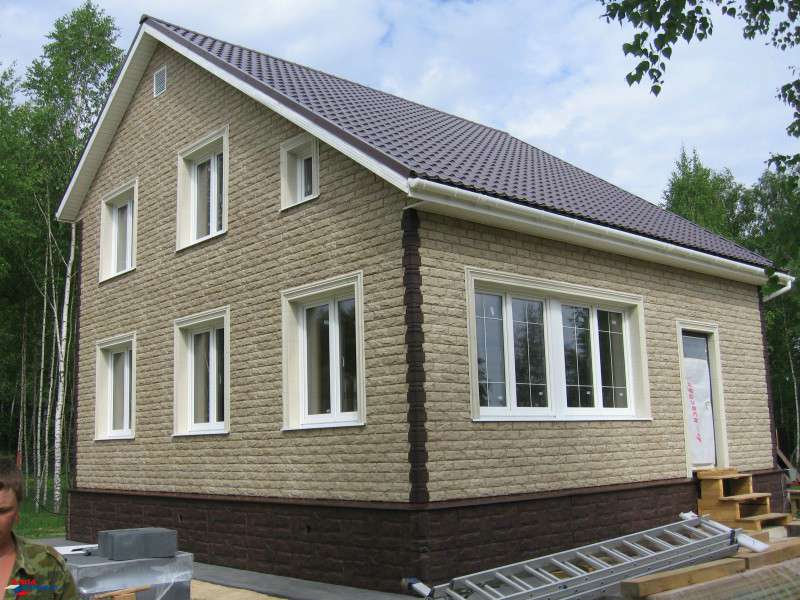 Строим дом: фасадные панели под кирпич