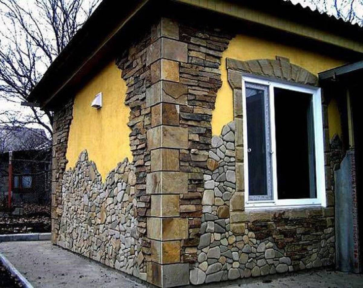Отделка фасада дома декоративным камнем, как правильно это сделать, полезные советы