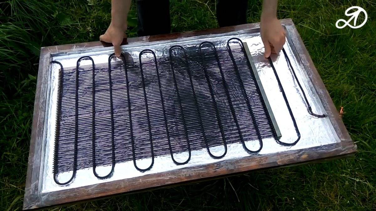 Сборка солнечного коллектора для отопления своими руками