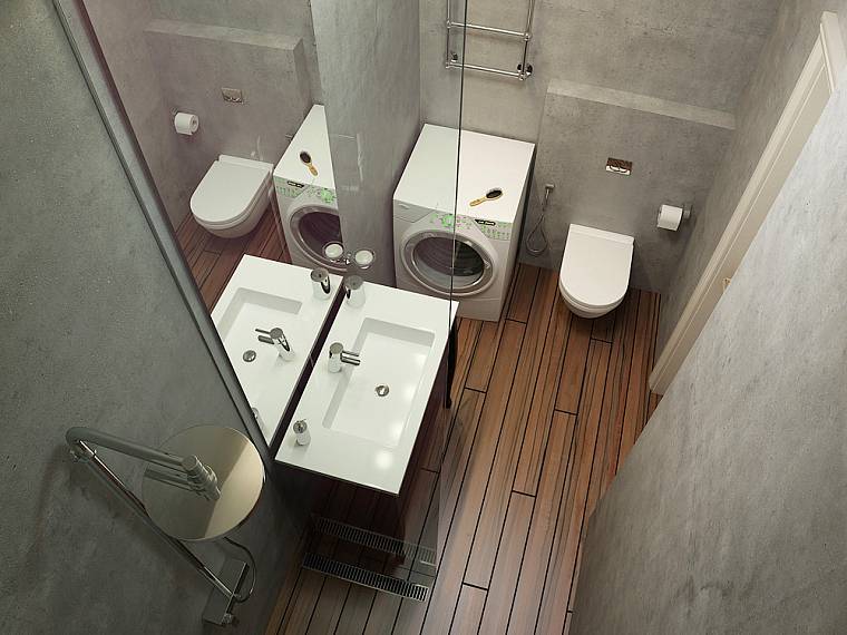 Маленькая ванная комната 3 м² - 80 лучших фото вариантов оформления
