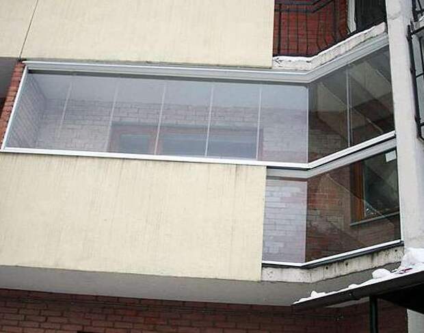 Безрамное остекление балконов и лоджий, финское бесшовное