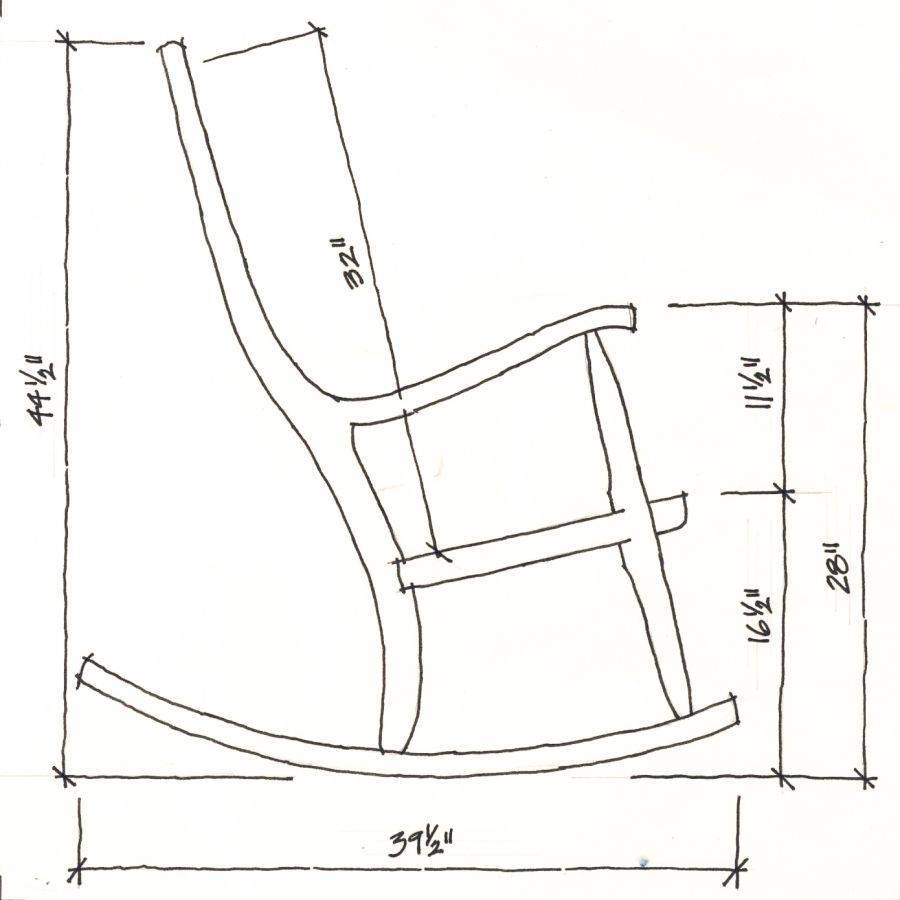 Кресло-качалка своими руками — несколько доступных вариантов из дерева с чертежами - bimstroy