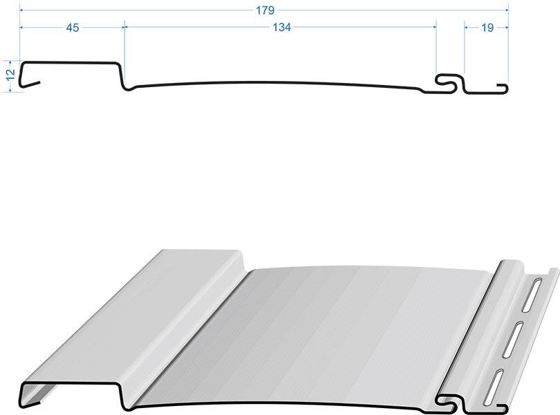 Длина и ширина сайдинг панелей: размеры винилового и цокольного