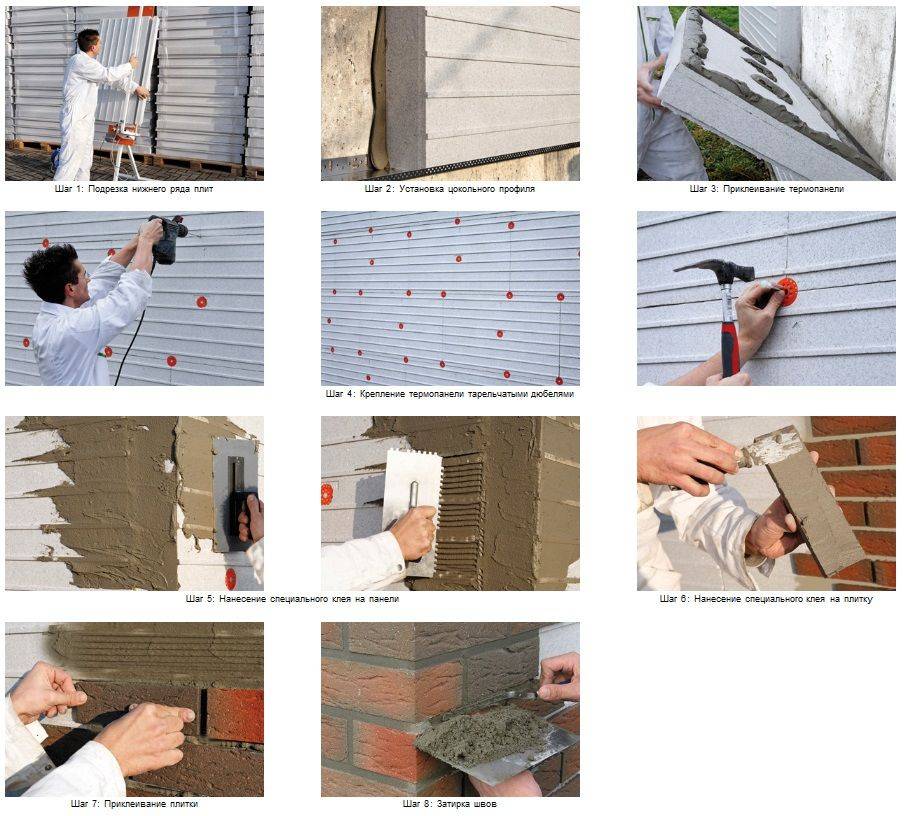 Характеристики и монтаж фасадной плитки для наружной отделки