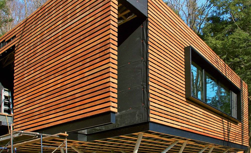 Планкен – новое направление в облицовке фасадов древесными материалами