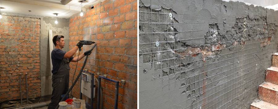 Крепление штукатурной сетки к стене - возможные способы