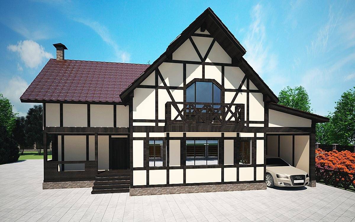 Как построить фахверковый дом своими руками: пошаговая инструкция - строительство немецкого дома своими руками +видео
