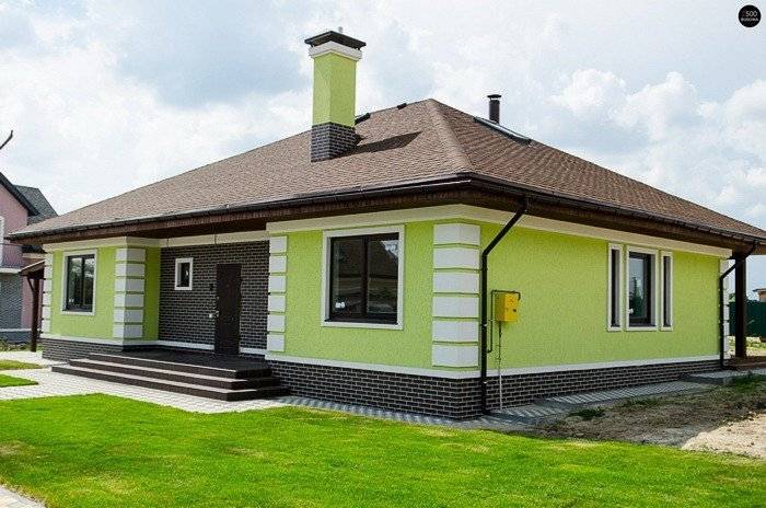 Декоративная штукатурка для наружной отделки фасадов стен дома
 - 27 фото