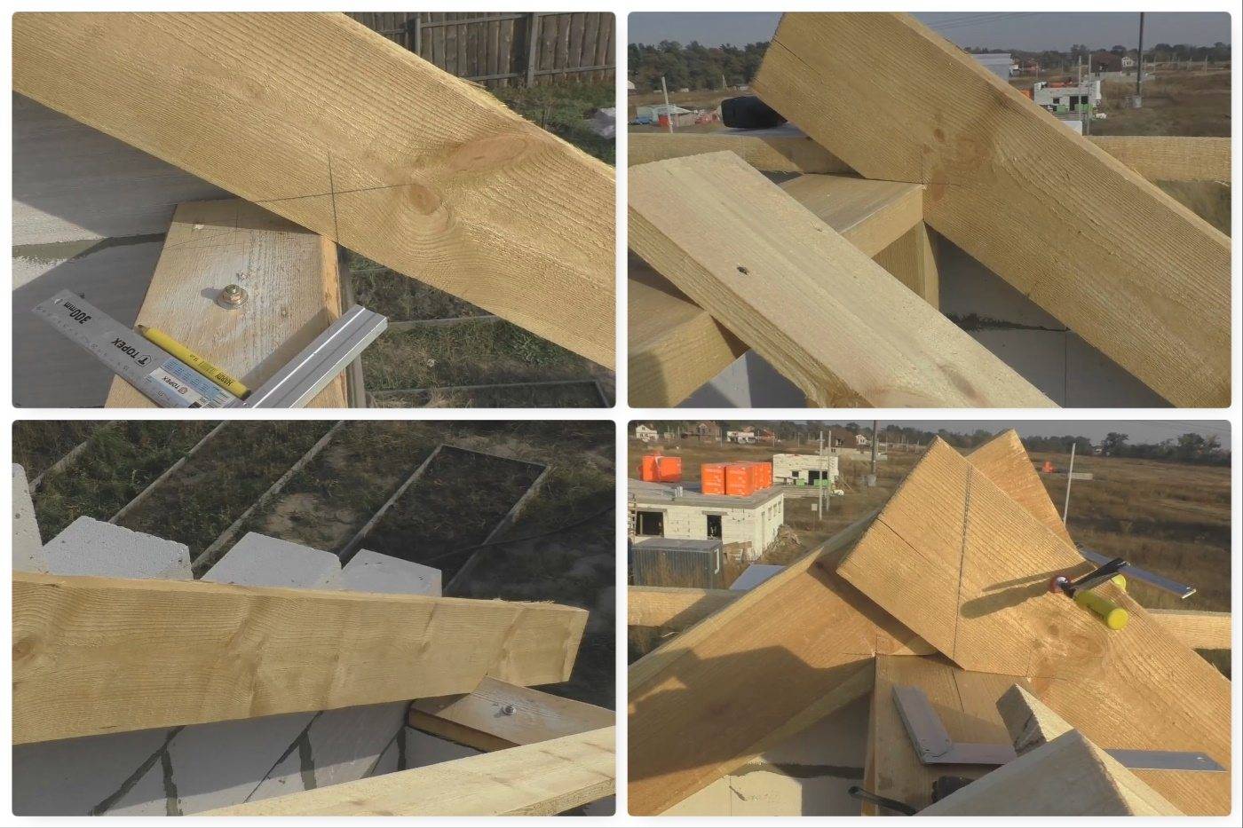 Мауэрлат для двухскатной крыши - варианты устройства, инструкция