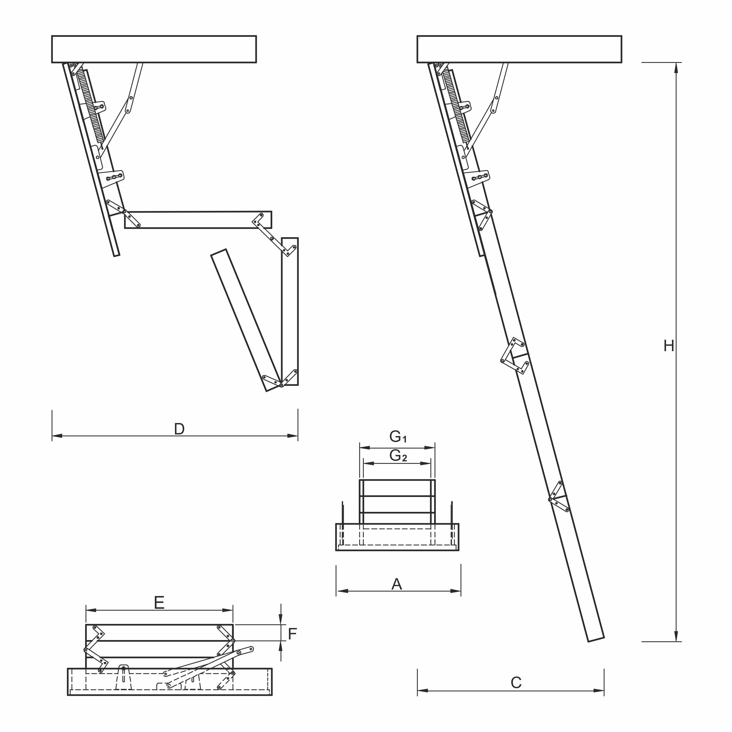 Лестница с люком на чердак: складная и откидная, чертежи, как сделать своими руками, варианты отделки, видео