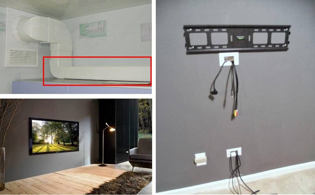 Как правильно повесить телевизор на стену в зал, кухню, спальню, высота от пола