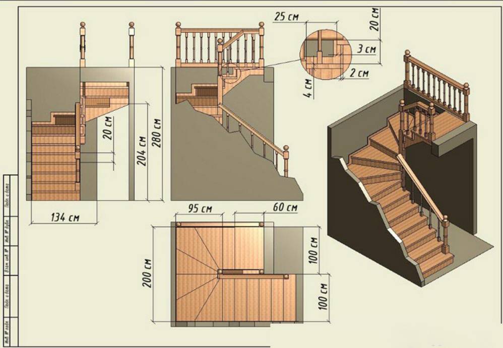 Лестница с забежными ступенями: особенности конструкции | строй советы
