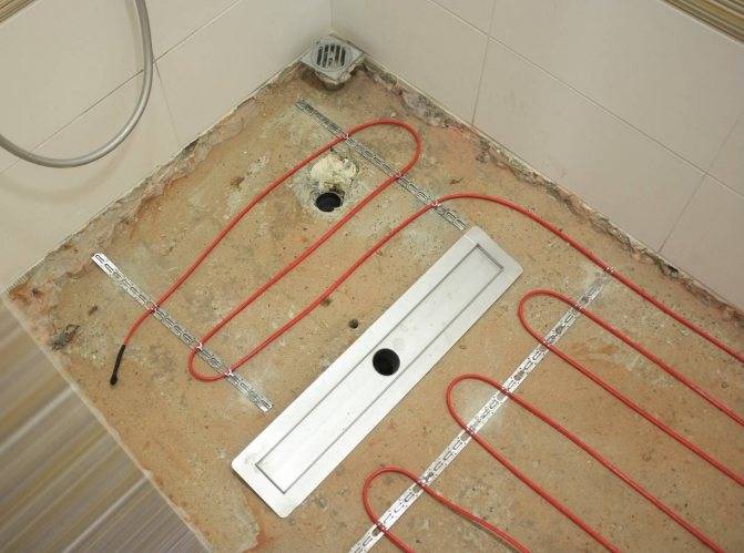 Как сделать электрический теплый пол в ванной комнате своими руками