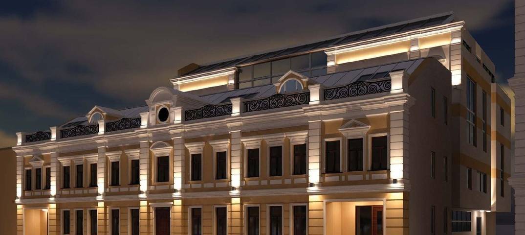 Художественная подсветка фасадов зданий в индивидуальном жилищном строительстве | mastera-fasada.ru | все про отделку фасада дома