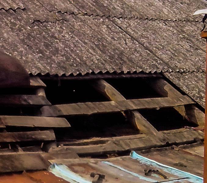 Ремонт шиферной крыши своими руками: 5 лучших способов