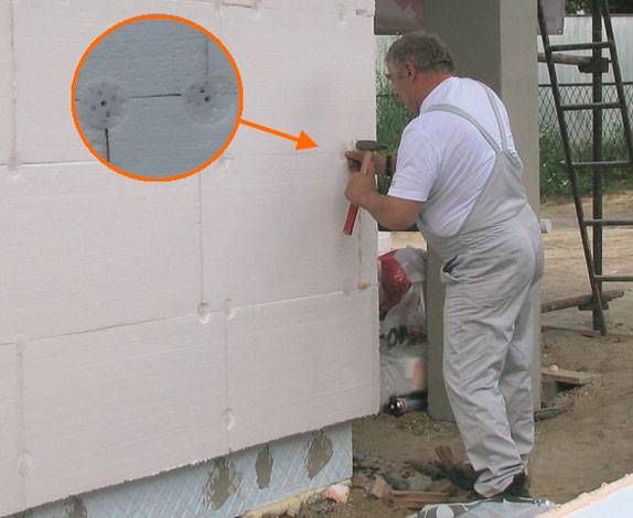 Технология крепления пенопласта к стене - блог о строительстве