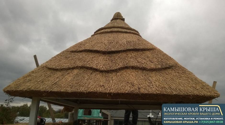 Крыша из камыша - практичное решение для дома