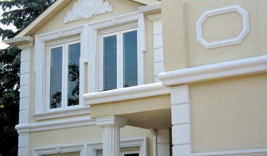 Изделия из пенопласта для оформления интерьера – лучшие фасады частных домов