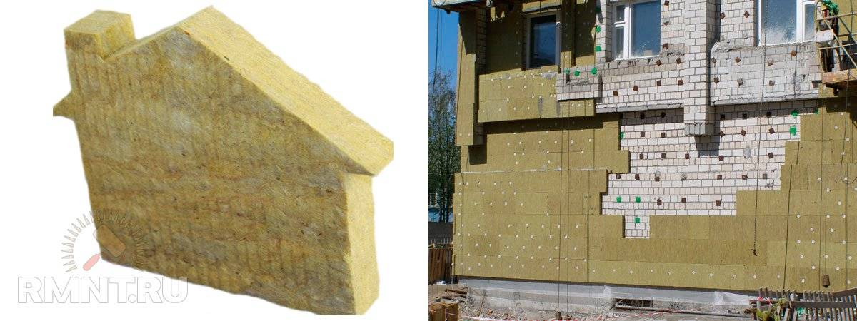 Утепление фасада каменной ватой под штукатурку - дневник строителя pilonstroy.ru