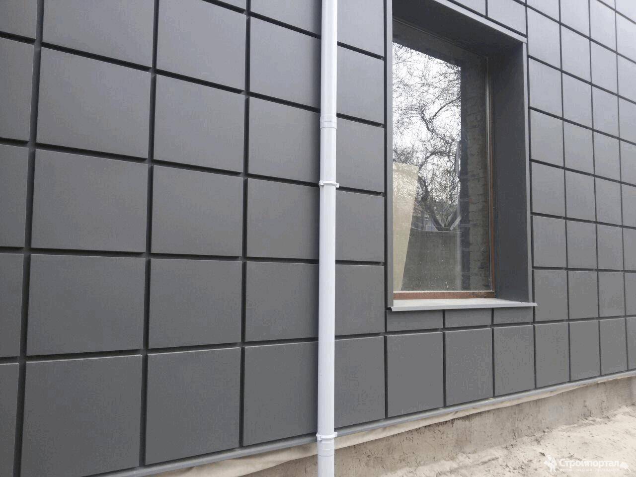 Вентилируемый фасад для частного дома  техника выполнения - все про гипсокартон