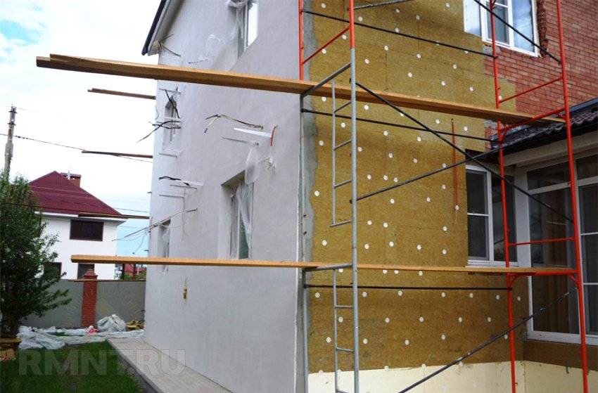 Фасадный утеплитель rockwool под штукатурку