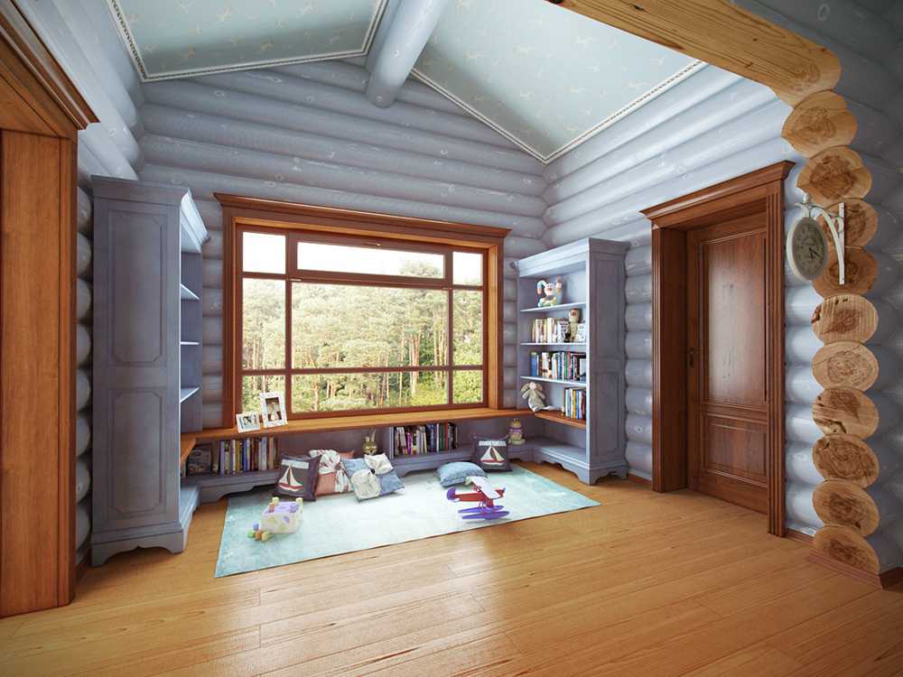 Отделка второго этажа деревянного дома - внутренняя отделка стен и потолка, выбор материала