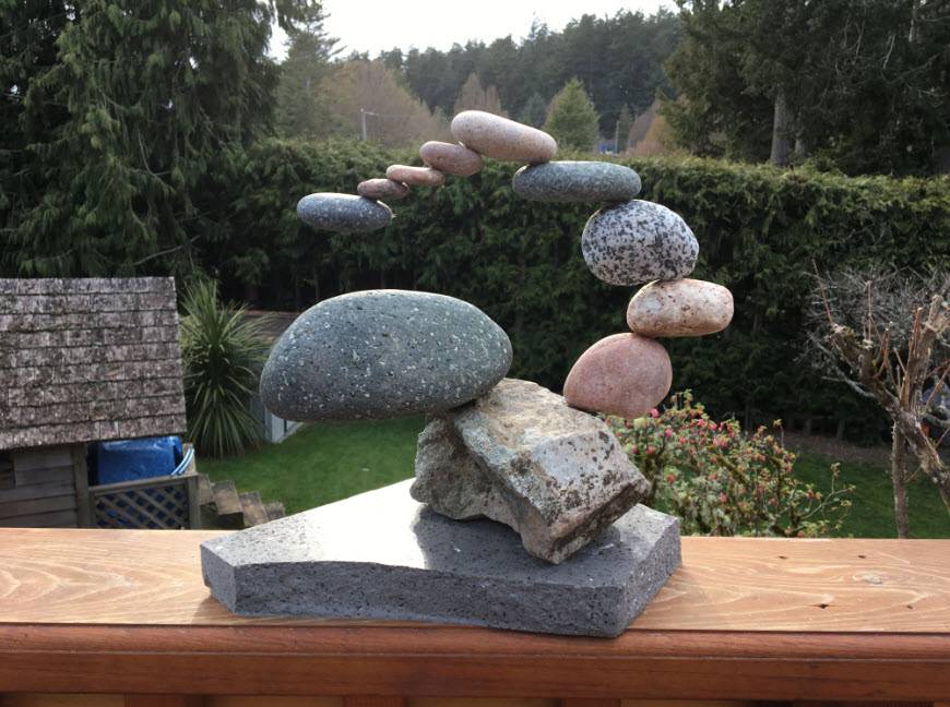 Как сделать грядки из камня на даче