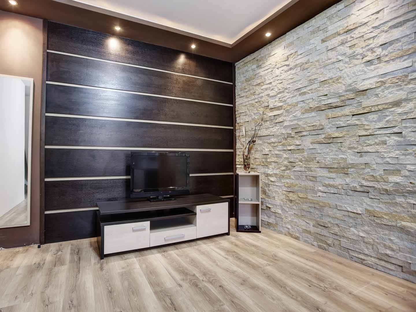 Отделка стен в квартире: различные варианты - современная, необычная, оригинальная, дешевый способ (фото)