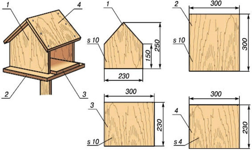 Скворечник своими руками фото из дерева чертежи фото