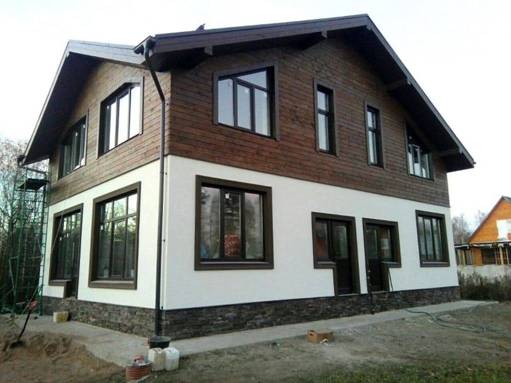 Фасад дома с мансардой фото частных домов - строительный журнал palitrabazar.ru