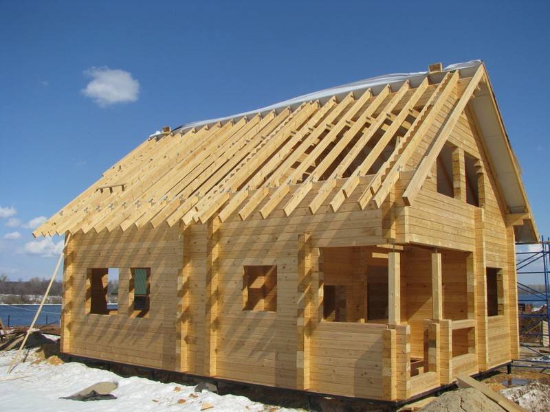 Как построить дом из бруса своими руками (фото)