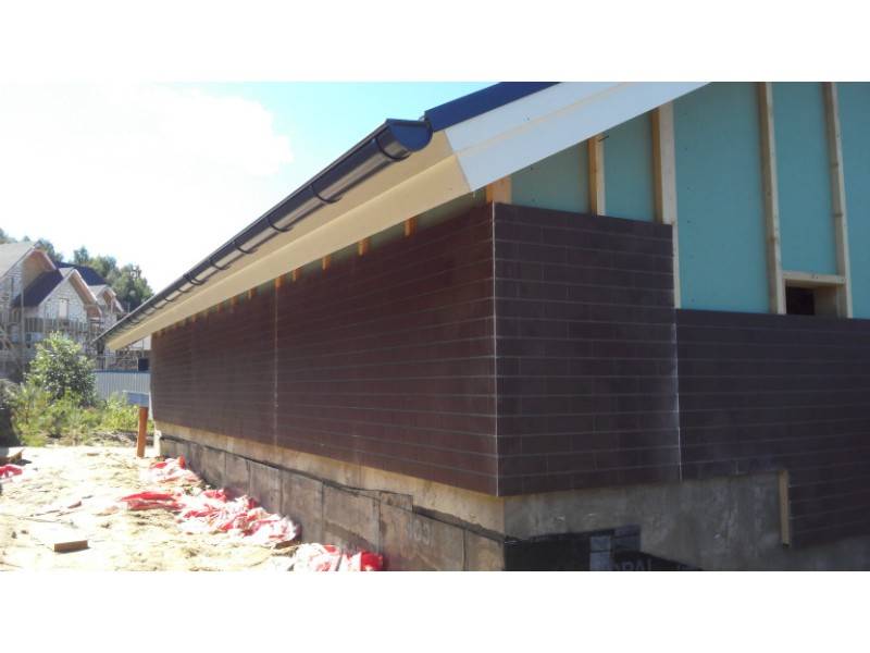 Фасадные панели для наружной отделки дома из осб