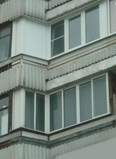 Остекление балконов и лоджий п 44