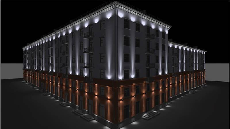 Архитектурное освещение фасадов зданий: полезные советы