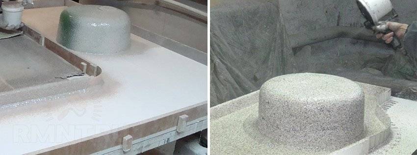 Столешница из искусственного камня своими руками: технология изготовления