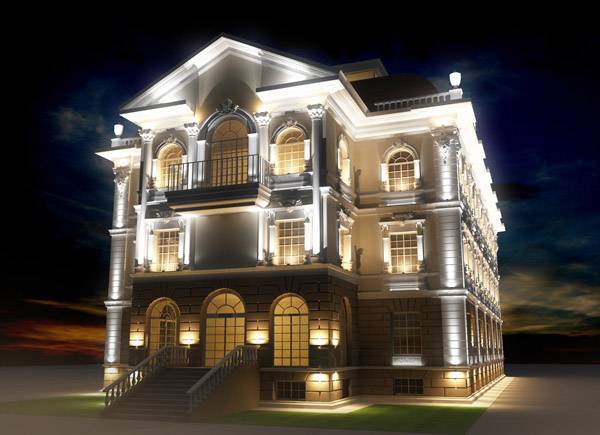Подсветка фасадов - преимущества и недостатки светового оформления фасада дома. особенности акцентного, контурного, динамического освещения (фото + видео)