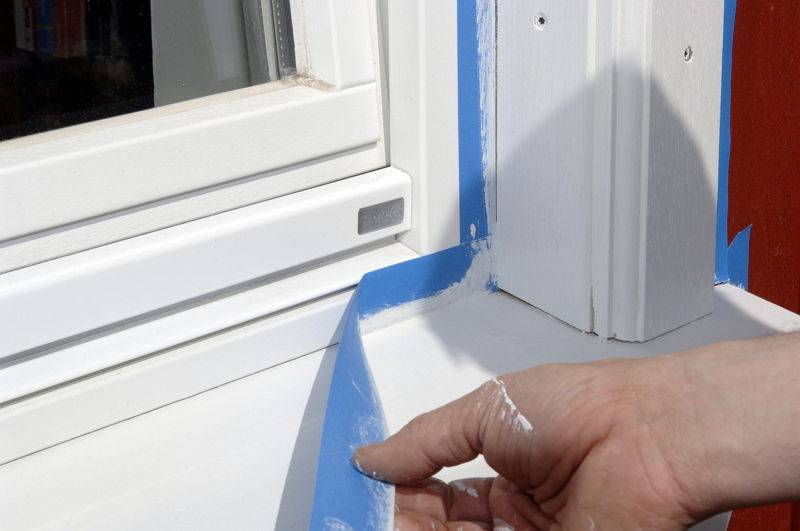 Как покрасить пластиковые окна своими руками — белый и коричневый цвет