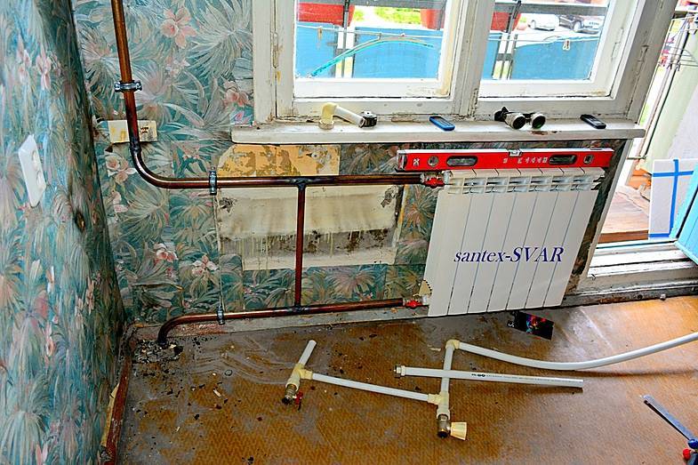 Батареи в старых домах
