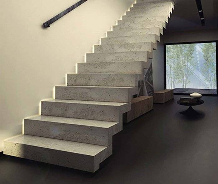 Преимущества бетонных лестниц в частном доме