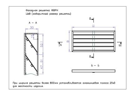 Наружные вентиляционные решетки для фасада :: syl.ru